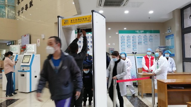 防疫安檢測(cè)溫門