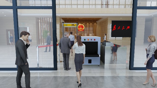 瘋狂男子法院捅傷兩女子,法院金屬探測安檢門使用知識普及勢在必行